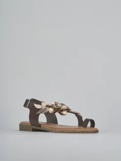 Discount Sandali tacco 1cm pelle Donna Sandali Tacco Basso