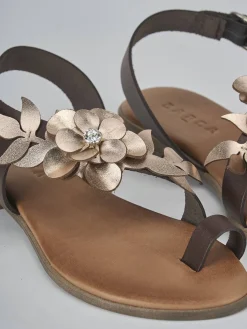 Discount Sandali tacco 1cm pelle Donna Sandali Tacco Basso