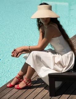 Discount Sandali tacco 5cm pelle Donna Sandali Tacco Alto