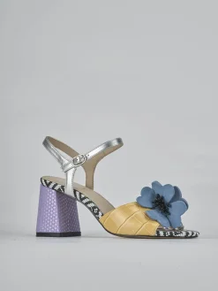 Sandali tacco 7cm pelle Donna Sandali Tacco Alto