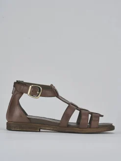 Sandali tacco 1cm pelle testa Donna Sandali Tacco Basso