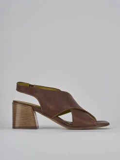 Clearance Sandali tacco 5cm pelle testa Donna Sandali Tacco Alto