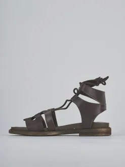 Hot Sandali tacco 1cm pelle testa Donna Sandali Tacco Basso