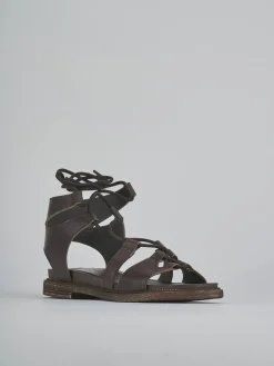 Hot Sandali tacco 1cm pelle testa Donna Sandali Tacco Basso