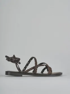 Sandali tacco 1cm pelle testa Donna Sandali Tacco Basso