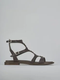 Best Sandali tacco 1cm pelle testa Donna Sandali Tacco Basso