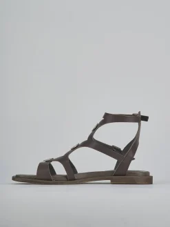 Best Sandali tacco 1cm pelle testa Donna Sandali Tacco Basso