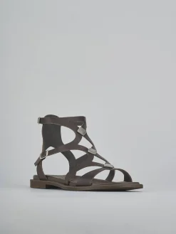 Best Sandali tacco 1cm pelle testa Donna Sandali Tacco Basso