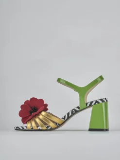 Discount Sandali tacco 7cm pelle Donna Sandali Tacco Alto