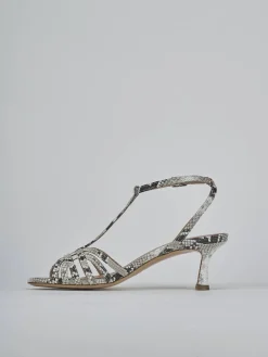 Online Sandali tacco 5cm pitone Donna Sandali Tacco Alto