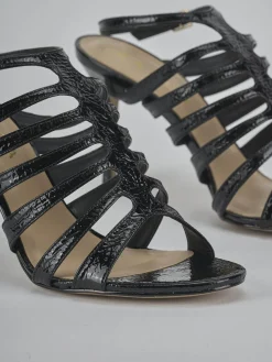 Outlet Sandali tacco 9cm vernice Donna Sandali Tacco Alto