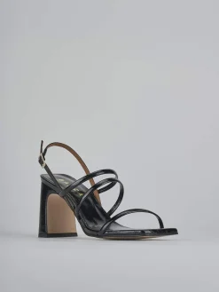 Hot Sandali tacco 8cm vernice Donna Sandali Tacco Alto