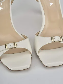 Clearance Sandali tacco 7cm vernice Donna Sandali Tacco Alto