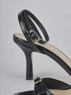 Clearance Sandali tacco 7cm vernice Donna Sandali Tacco Alto