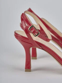 Best Sandali tacco 7cm vernice Donna Sandali Tacco Alto