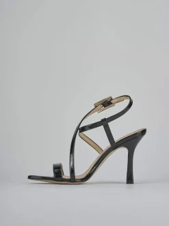 Discount Sandali tacco 9cm vernice Donna Sandali Tacco Alto