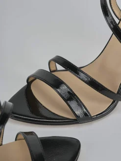 Discount Sandali tacco 9cm vernice Donna Sandali Tacco Alto