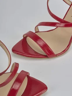 Sale Sandali tacco 9cm vernice Donna Sandali Tacco Alto
