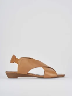 Sandali zeppa tacco 3cm pelle Donna Sandali Zeppa