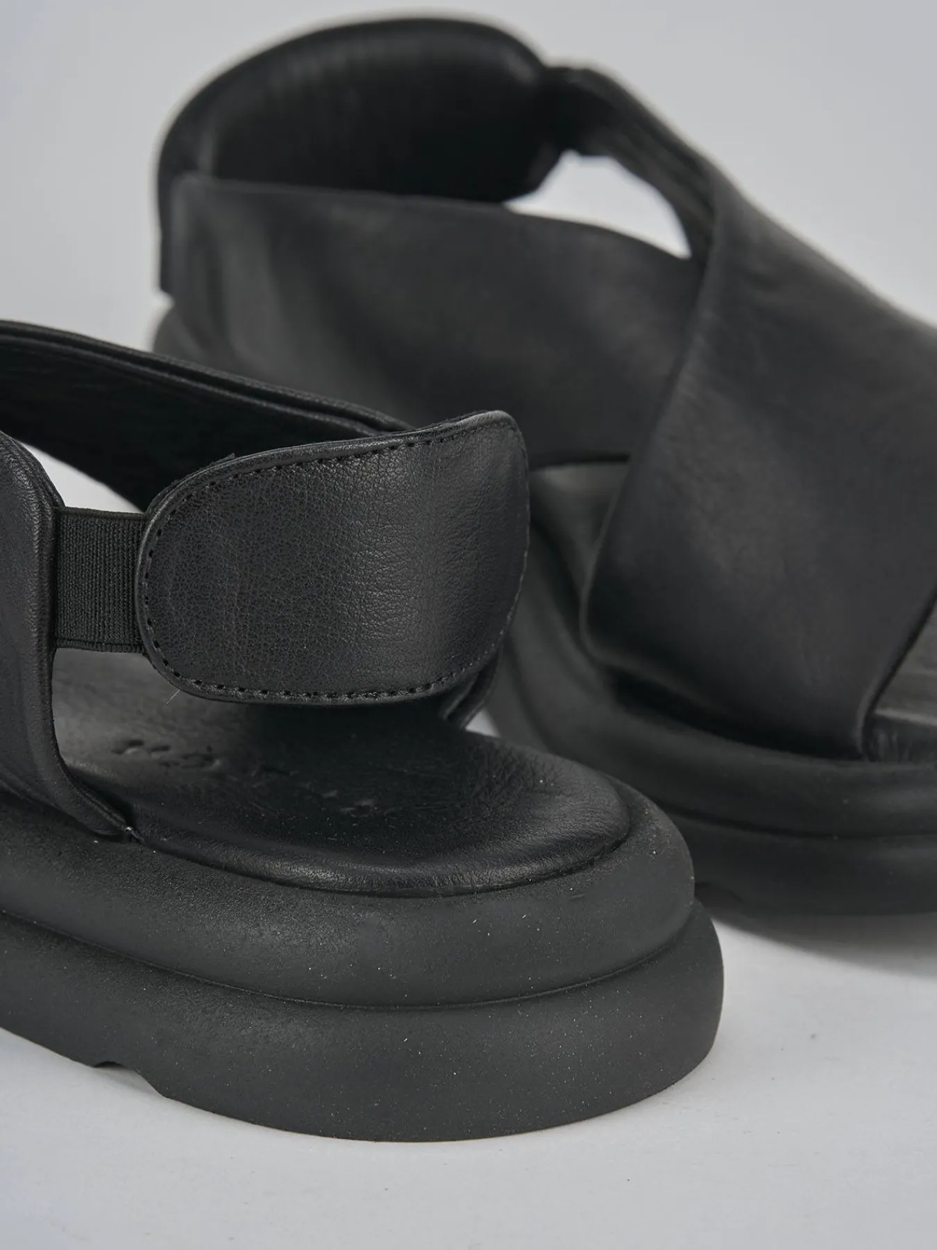 Online Sandali zeppa tacco 3cm pelle Donna Sandali Zeppa