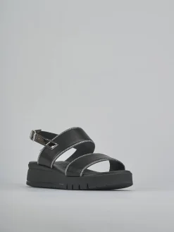 Outlet Sandali zeppa tacco 3cm pelle Donna Sandali Zeppa