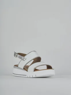 Online Sandali zeppa tacco 3cm pelle Donna Sandali Zeppa