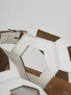 Sandali zeppa tacco 3cm pelle Donna Sandali Zeppa