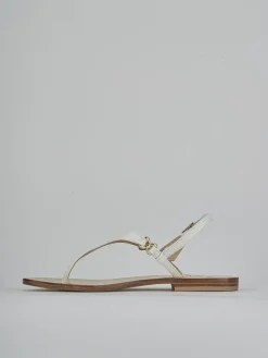 Best Sandalo infradito tacco 1 cm pelle Donna Sandali Tacco Basso