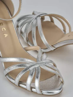 New Sandalo tacco 7 cm pelle Donna Sandali Tacco Alto