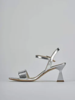 Outlet Sandalo tacco 7 cm pelle Donna Sandali Tacco Alto