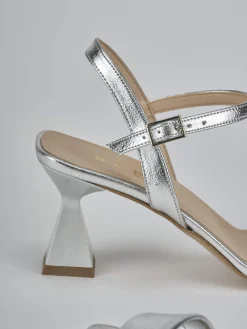 Outlet Sandalo tacco 7 cm pelle Donna Sandali Tacco Alto