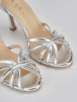 Hot Sandalo tacco 9 cm pelle Donna Sandali Tacco Alto