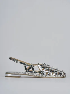 Discount Sandalo tacco 2 cm pelle Donna Sandali Tacco Basso