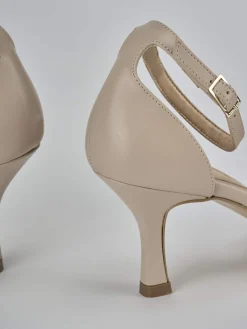 Discount Sandalo tacco 7 cm pelle Donna Sandali Tacco Alto