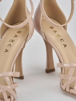 Outlet Sandalo tacco 9 cm vernice Donna Sandali Tacco Alto