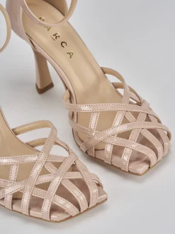 Outlet Sandalo tacco 9 cm vernice Donna Sandali Tacco Alto