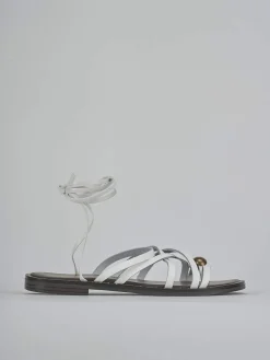 Best Sandalo tacco 1 cm pelle Donna Sandali Tacco Basso