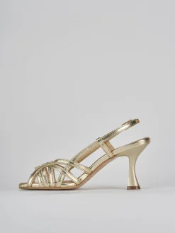 New Sandalo tacco 7 cm pelle Donna Sandali Tacco Alto