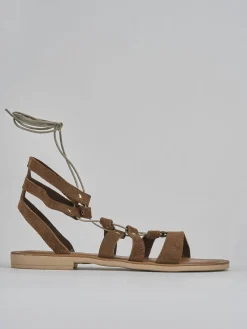 Best Sandalo tacco 1 cm camoscio Donna Sandali Tacco Basso