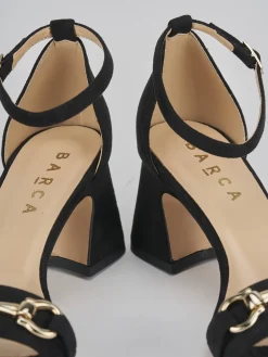 Discount Sandalo tacco 6 cm camoscio Donna Sandali Tacco Alto