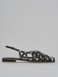 Online Sandalo tacco 1 cm camoscio Donna Sandali Tacco Basso