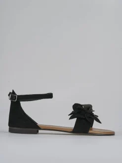 Best Sandalo tacco 1 cm camoscio Donna Sandali Tacco Basso