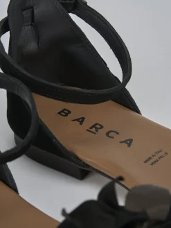 Best Sandalo tacco 1 cm camoscio Donna Sandali Tacco Basso