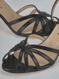 Discount Sandalo tacco 7 cm pelle Donna Sandali Tacco Alto