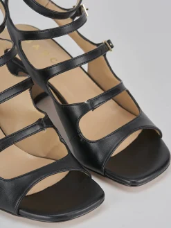 Sale Sandalo tacco 6 cm pelle Donna Sandali Tacco Alto