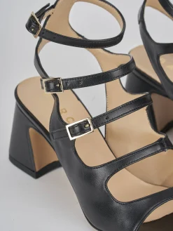 Sale Sandalo tacco 6 cm pelle Donna Sandali Tacco Alto