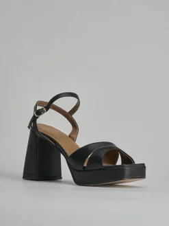 Sandalo tacco 8 cm pelle Donna Sandali Tacco Alto