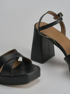 Sandalo tacco 8 cm pelle Donna Sandali Tacco Alto