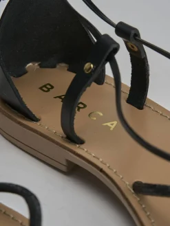 Sale Sandalo tacco 1 cm pelle Donna Sandali Tacco Basso