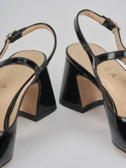 Sale Sandalo tacco 6 cm vernice Donna Sandali Tacco Alto